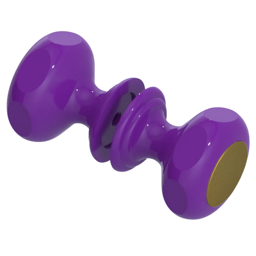 Rubinet Shower Door Knob (set) Purple Haze