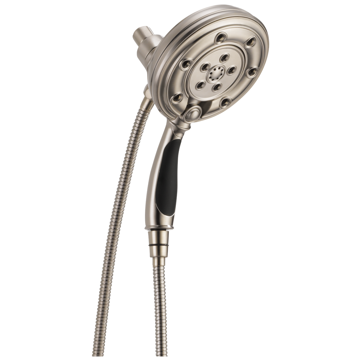 Essential Shower Series Classic Round H2Okinetic Multi-Function Hydrati 2|1 Shower - Brilliance® Luxe Nickel®