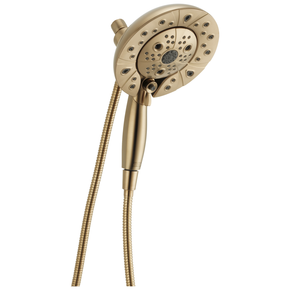 Essential Shower Series Classic Round H2Okinetic Multi-Function Hydrati 2|1 Shower - Brilliance® Luxe Gold®