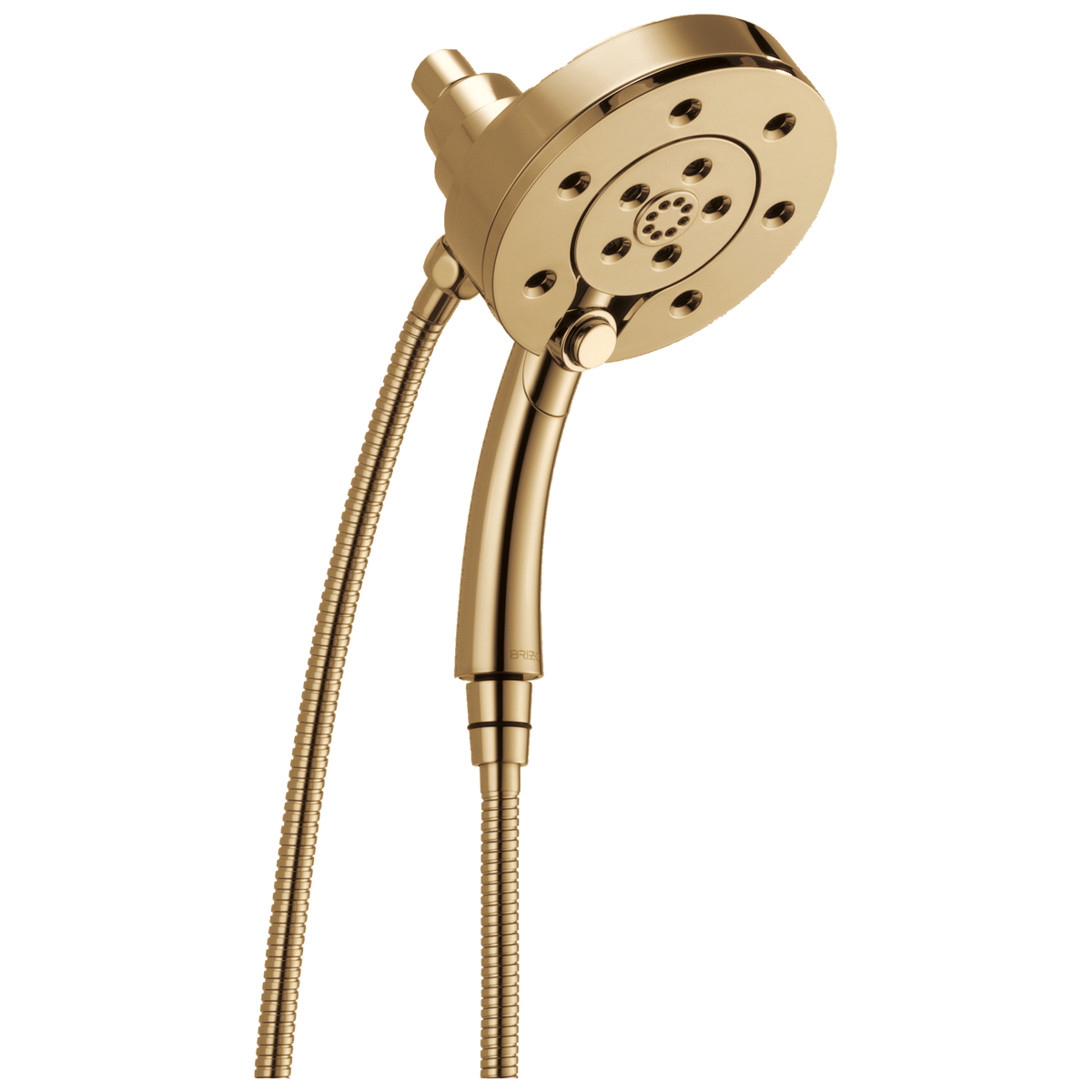 Essential Shower Series Linear Round H2Okinetic Multi-Function Hydrati 2|1 Shower - Brilliance® Polished Gold