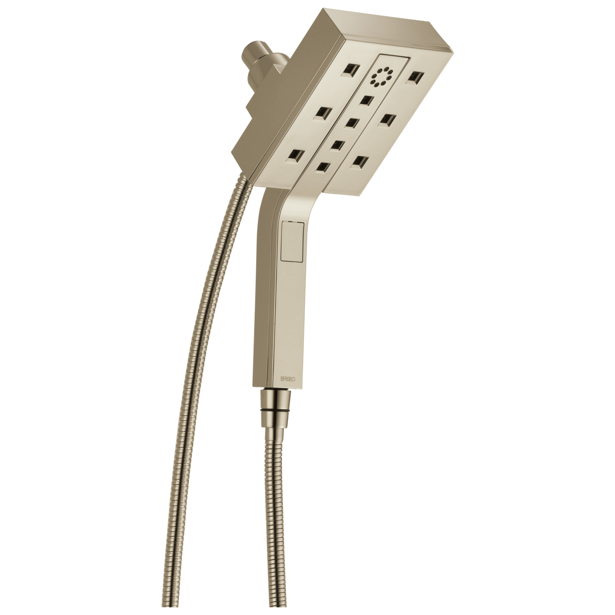 Essential Shower Series Linear Square H2Okinetic Multi-Function Hydrati 2|1 Shower - Brilliance® Polished Nickel