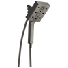 Essential Shower Series Linear Square H2Okinetic Multi-Function Hydrati 2|1 Shower - Brilliance® Luxe Steel®