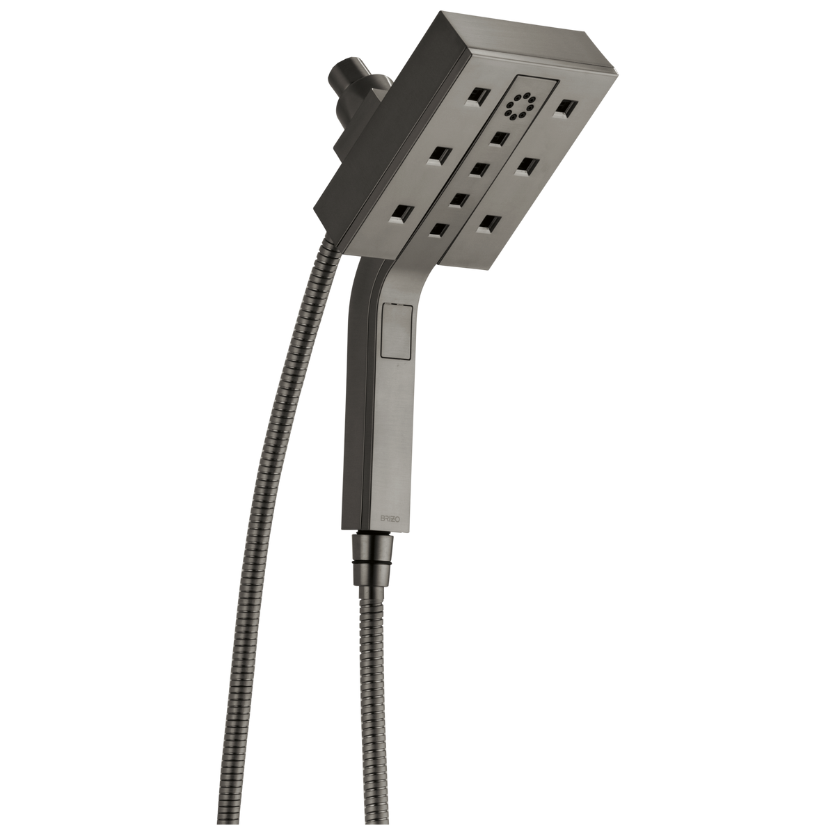 Essential Shower Series Linear Square H2Okinetic Multi-Function Hydrati 2|1 Shower - Brilliance® Luxe Steel®