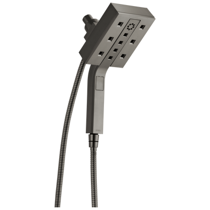 Essential Shower Series Linear Square H2Okinetic Multi-Function Hydrati 2|1 Shower - Brilliance® Luxe Steel®