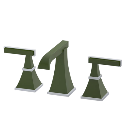 Rubinet Widespread Lav. Set. (less drain) Green Envy