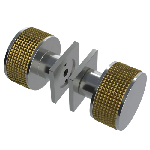 Rubinet Shower Door Knob (set) Satin Nickel