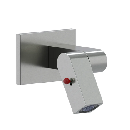 Rubinet Wall Mount Bidet & Foot Rinse with Dual Function Spray Satin Nickel