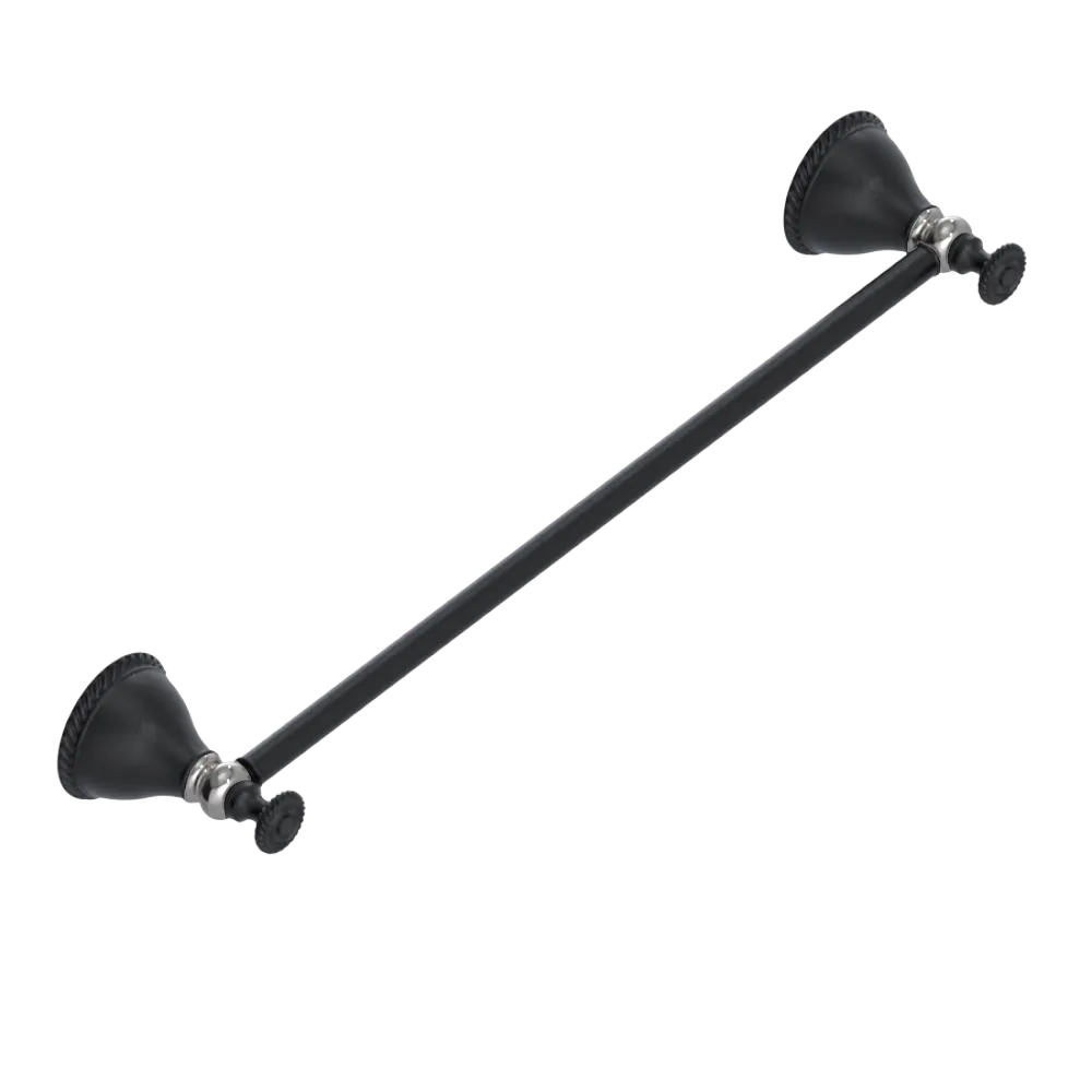 Rubinet Towel Bar 18" Matt Black