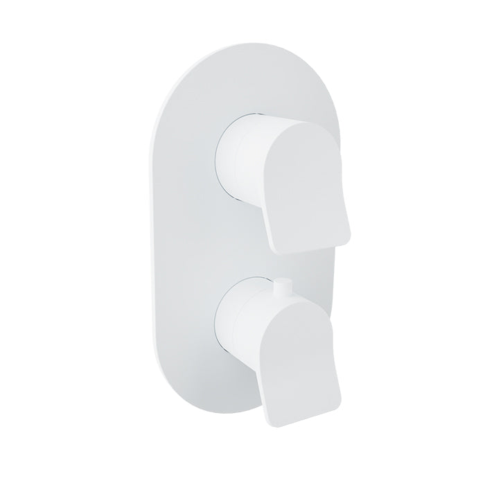 Baril Complete thermostatic pressure balanced shower valve with 3-way diverter