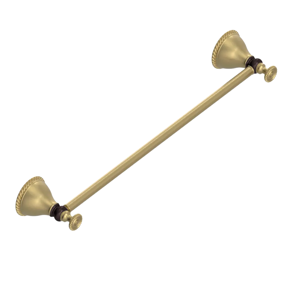 Rubinet Towel Bar 18" Satin Brass