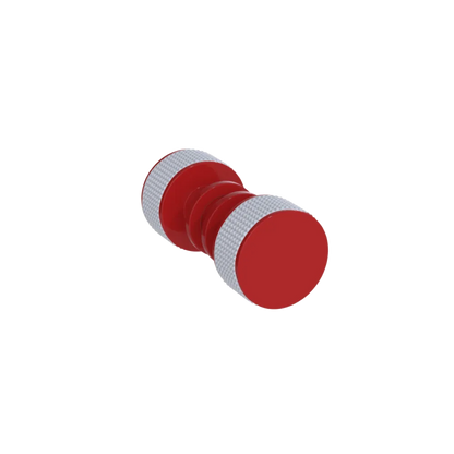 Rubinet Shower Door Knob (set) Red