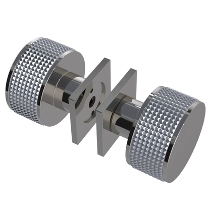 Rubinet Shower Door Knob (set) Polished Nickel