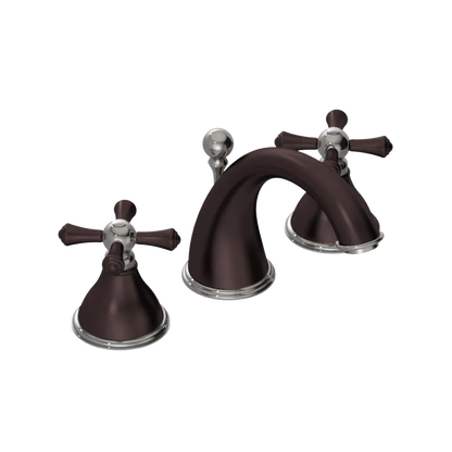 Rubinet Widespread Lav. Set. (less drain) Oil Rubbed Bronze