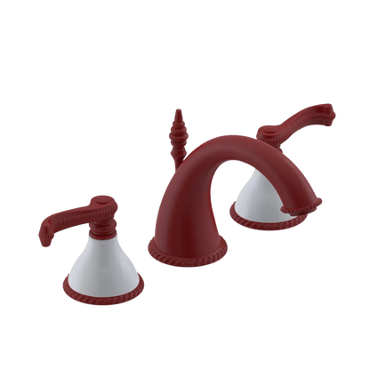 Rubinet Widespread Lav. Set. (less drain) Maroon