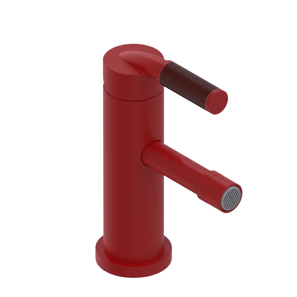 Rubinet Single Control Bidet Fitting (less drain) Maroon