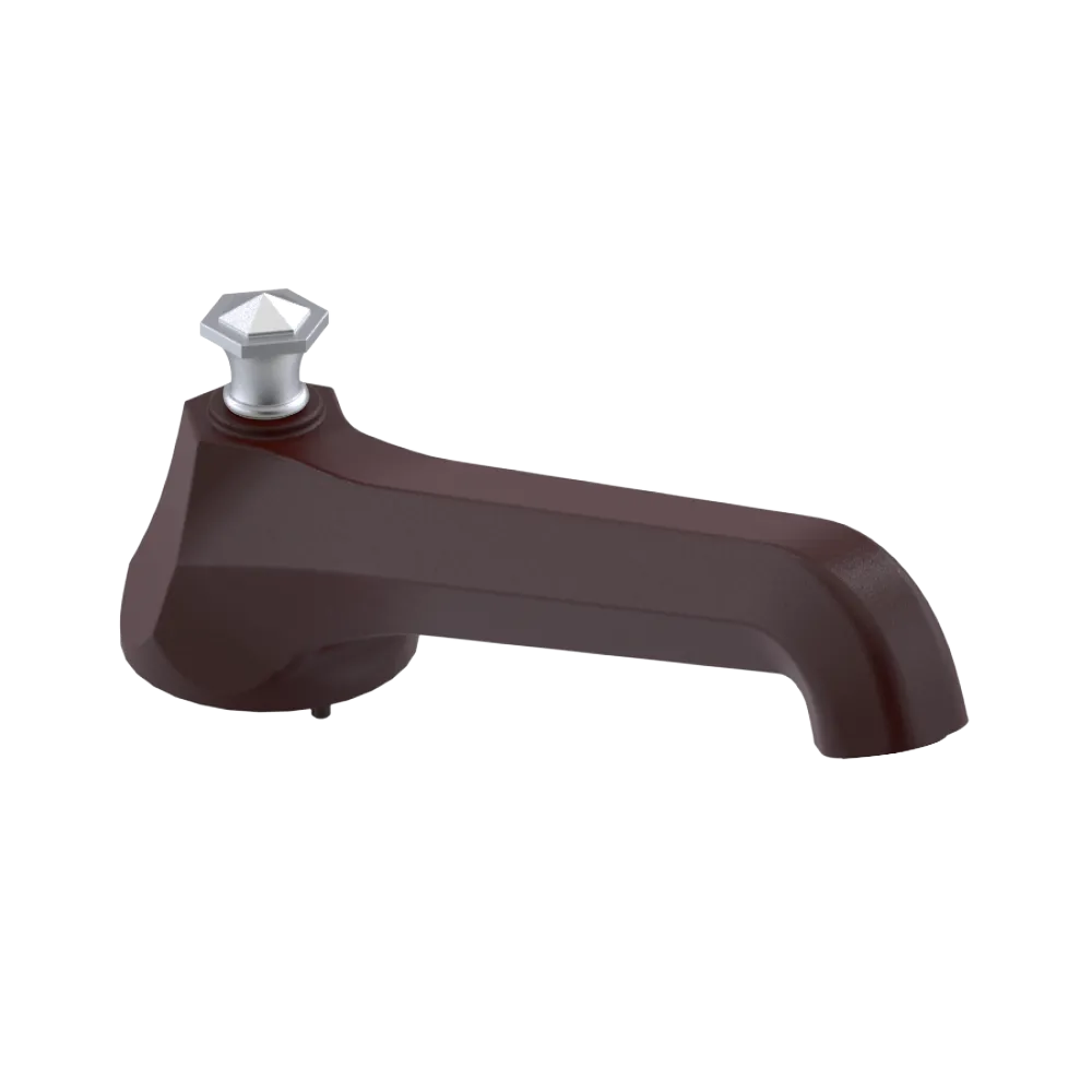 Rubinet Tub Filler Spout Deck Mount Bordeaux