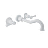 Baril Wall-mounted lavatory faucet, drain not included