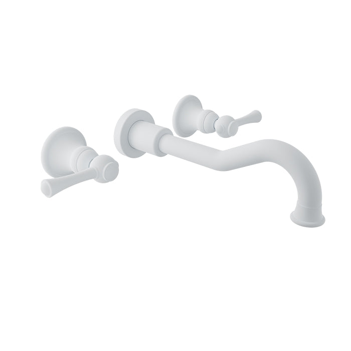 Baril Wall-mounted lavatory faucet, drain not included