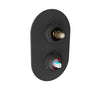 Baril Pressure balanced shower valve with 2-way diverter (without handle)