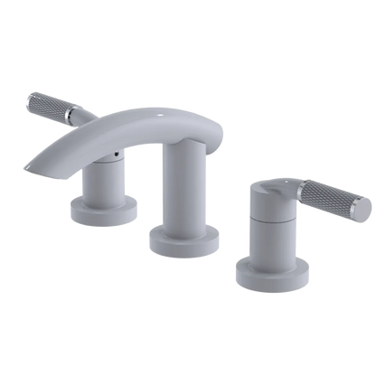 Rubinet Widespread Lav. Set. (less drain) White