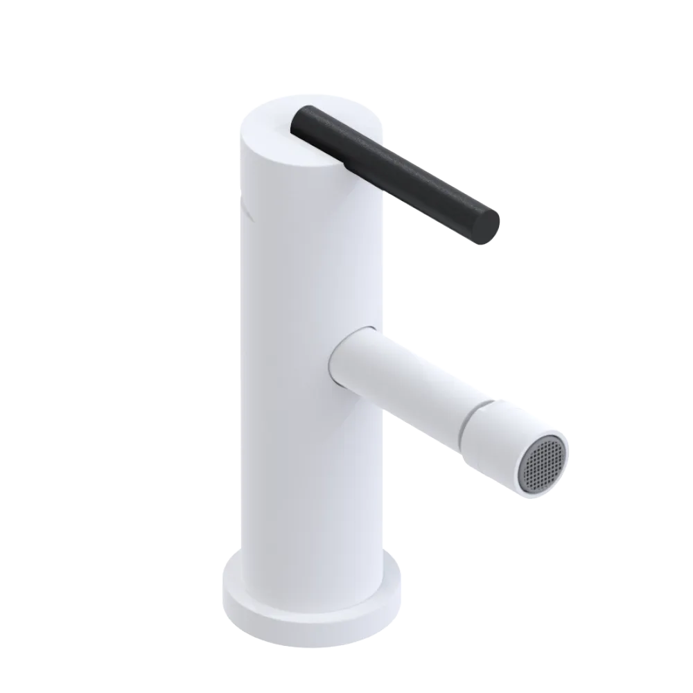 Rubinet Single Control Bidet Fitting (less drain) Matt White