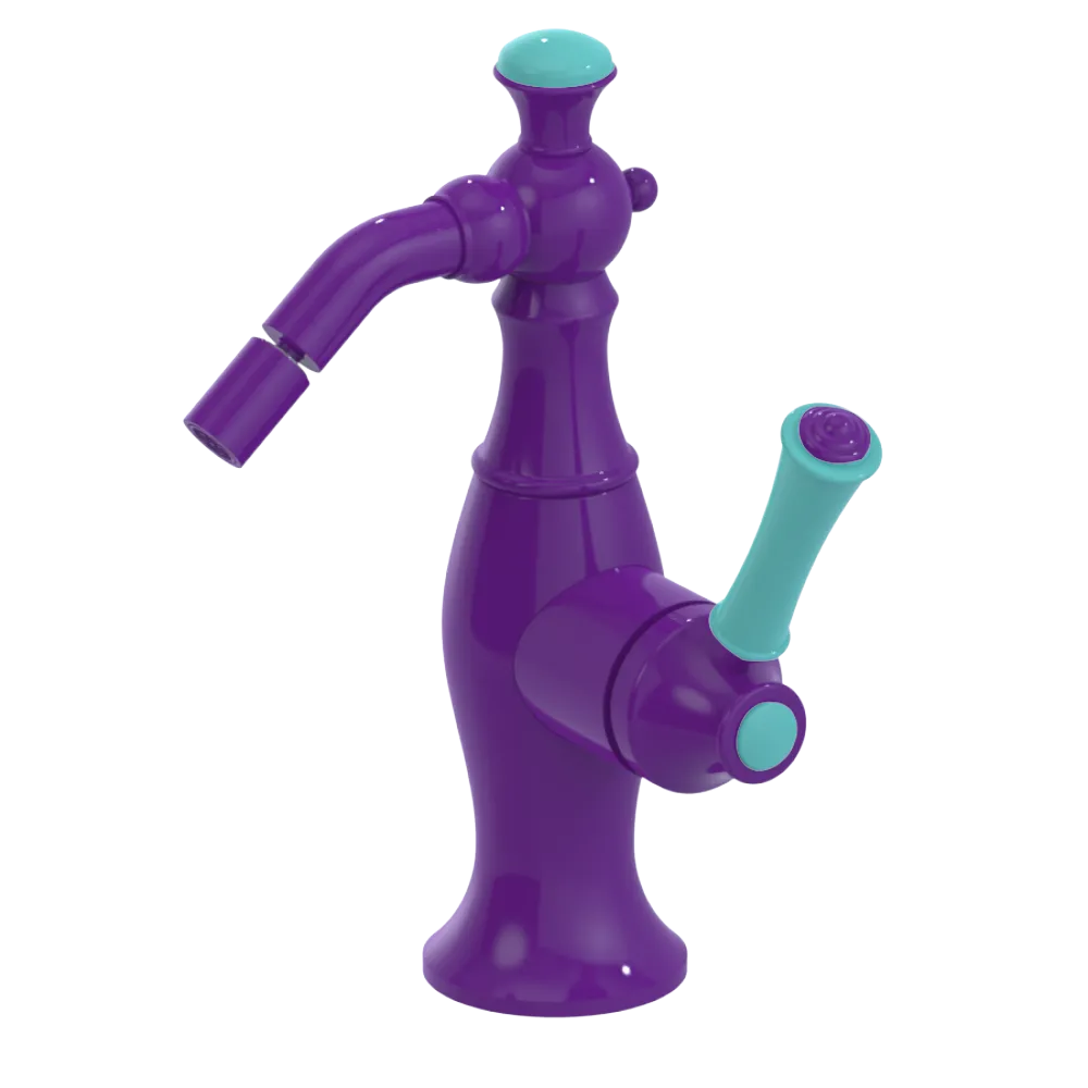 Rubinet Single Control Bidet Fitting (less drain) Purple Haze