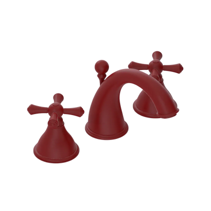 Rubinet Widespread Lav. Set. (less drain) Maroon