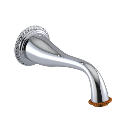Rubinet Tub Filler Spout Wall Mount Chrome