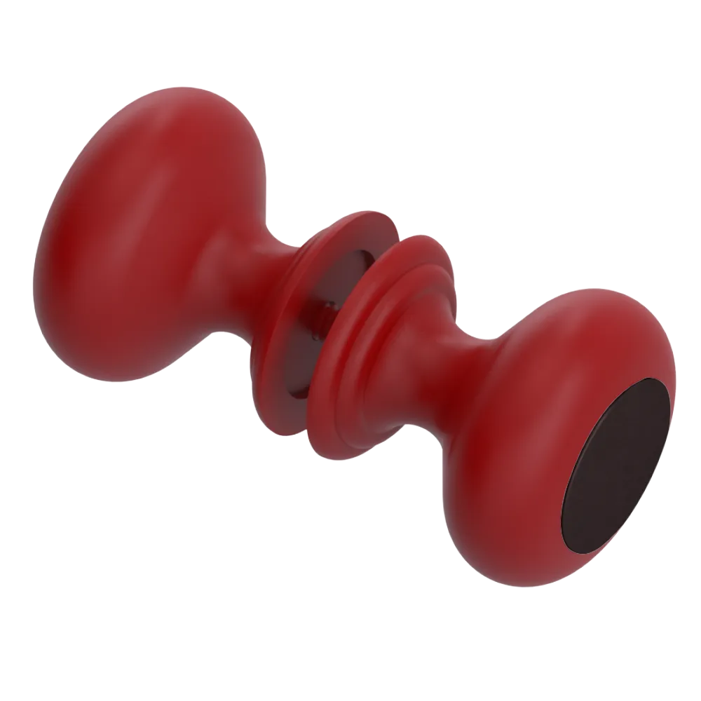 Rubinet Shower Door Knob (set) Maroon