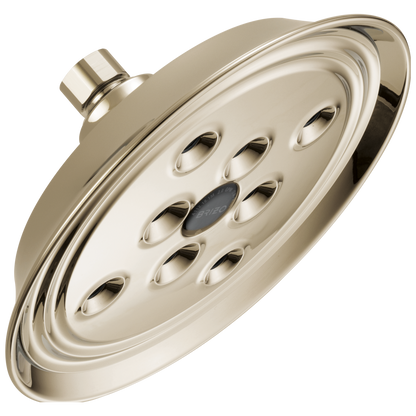 Essential Shower Series 7" Classic Round H2Okinetic Single Function Wall Mount Showerhead - Brilliance® Polished Nickel