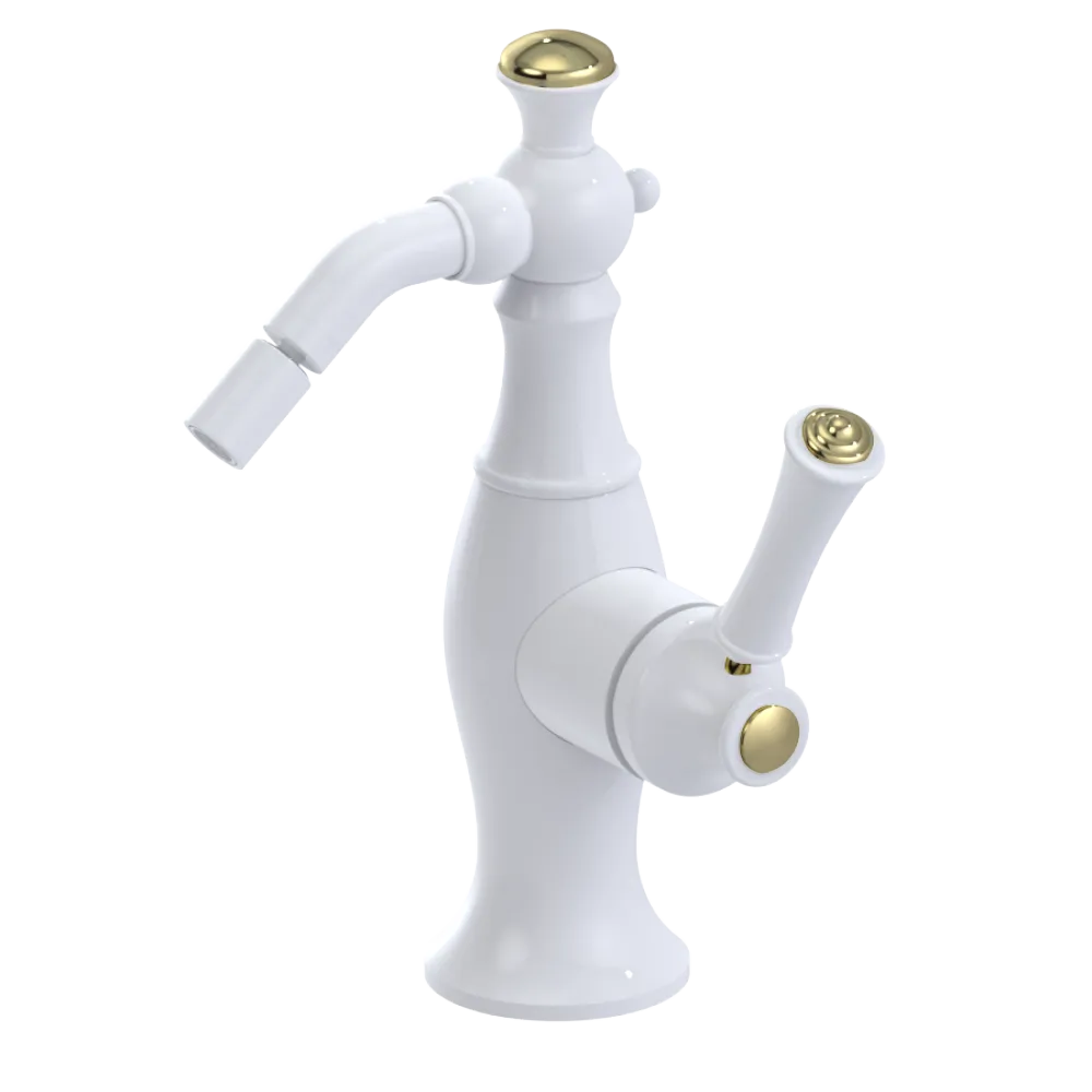 Rubinet Single Control Bidet Fitting (less drain) White