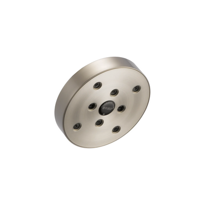 Essential Shower Series 5" Linear Round H2Okinetic Single Function Wall Mount Showerhead - Brilliance® Brushed Nickel