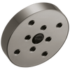 Essential Shower Series 5" Linear Round H2Okinetic Single Function Wall Mount Showerhead - Brilliance® Black Onyx