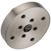 Essential Shower Series 5" Linear Round H2Okinetic Single Function Wall Mount Showerhead - Brilliance® Luxe Nickel®
