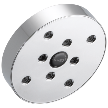 Essential Shower Series 5" Linear Round H2Okinetic Single Function Wall Mount Showerhead - Polished Chrome