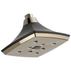 Charlotte RAINCAN SHOWERHEAD WITH H2OKINETIC TECHNOLOGY - Cocoa Bronze / Polished Nickel
