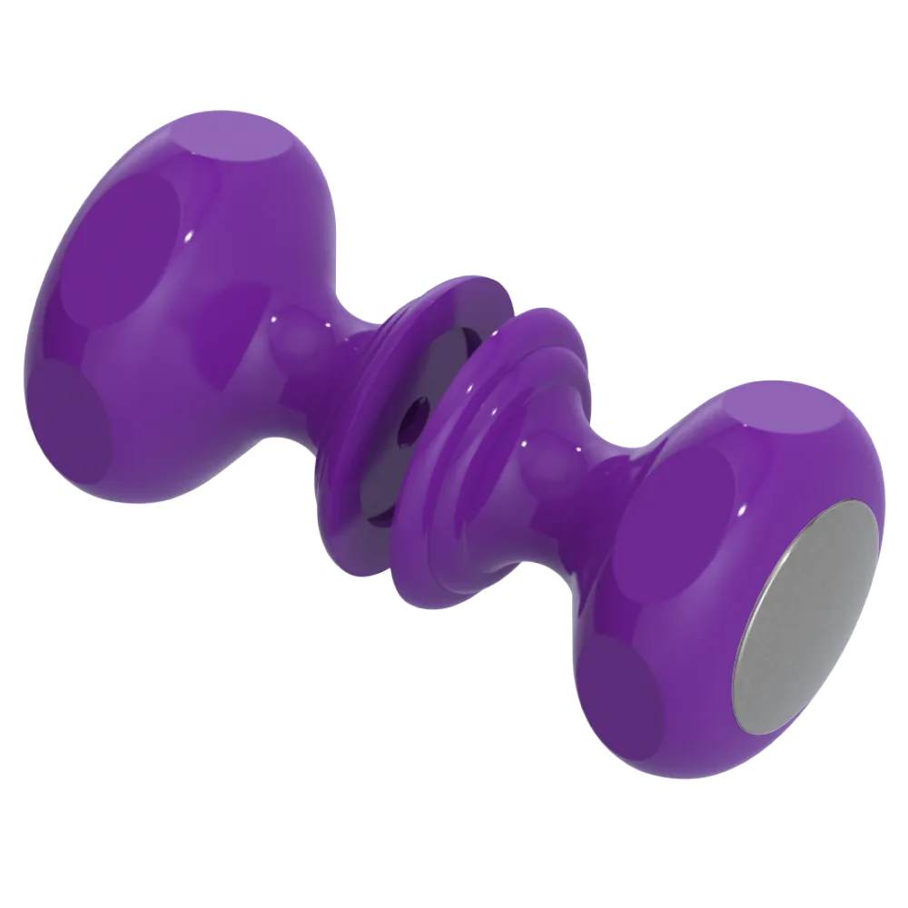 Rubinet Shower Door Knob (set) Purple Haze