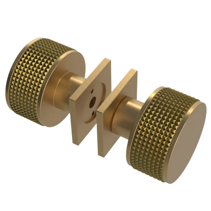 Rubinet Shower Door Knob (set) Satin Gold