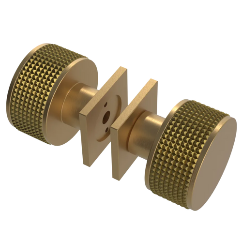 Rubinet Shower Door Knob (set) Satin Gold