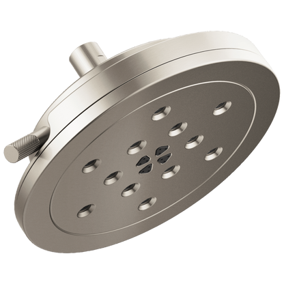 Litze 8” H2Okinetic Round Multi-Function Wall Mount Showerhead - Brilliance® Luxe Nickel®