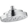 Litze 8” H2Okinetic Round Multi-Function Wall Mount Showerhead - Polished Chrome
