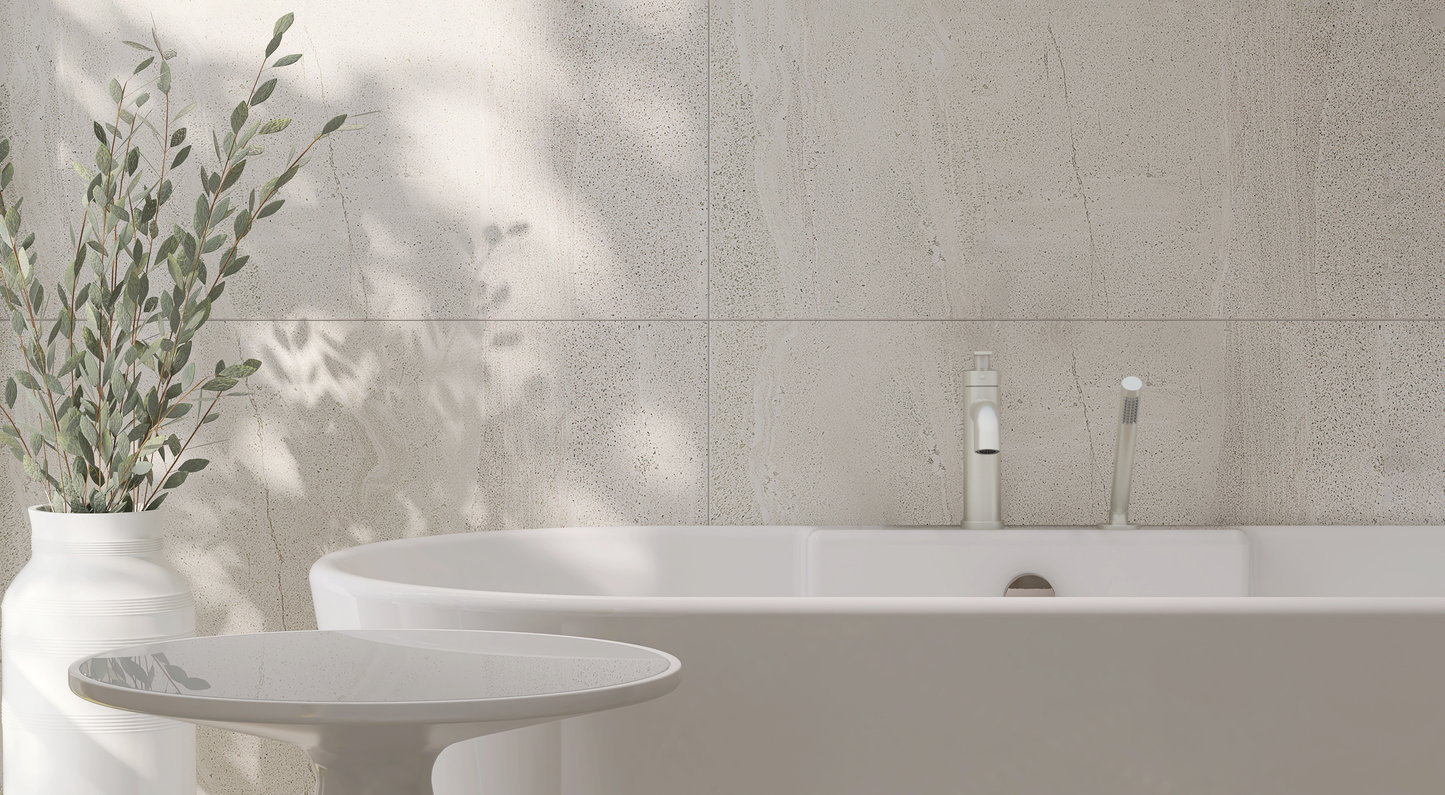 Baril 2-piece tub filler with hand shower (without handle)