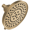 Invari H2Okinetic Round Multi-Function Showerhead - Brilliance® Luxe Gold®