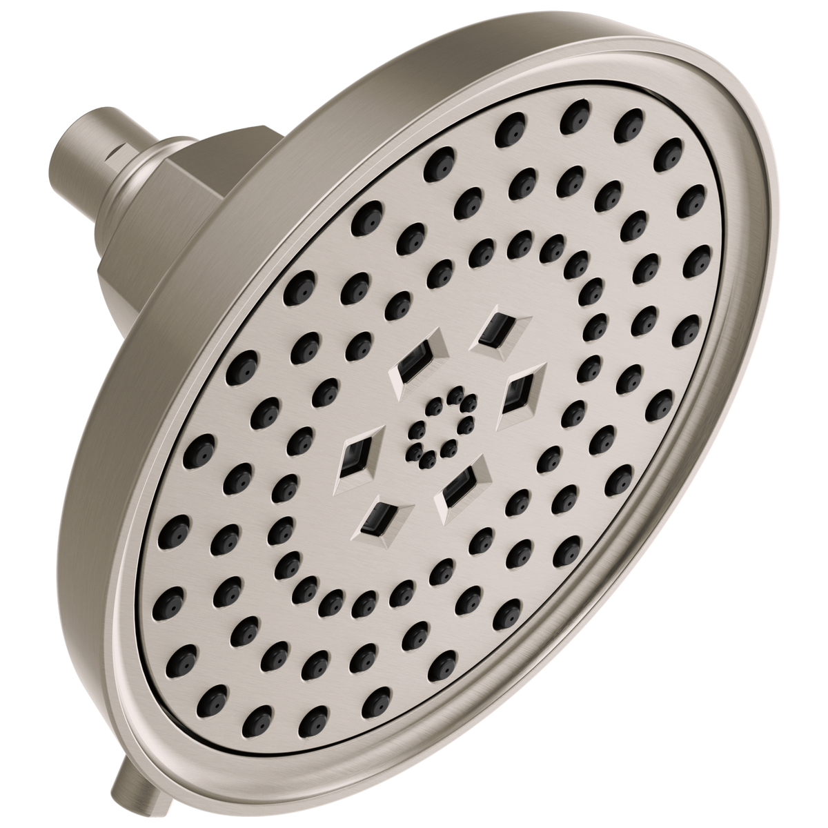 Invari H2Okinetic Round Multi-Function Showerhead - Brilliance® Luxe Nickel®