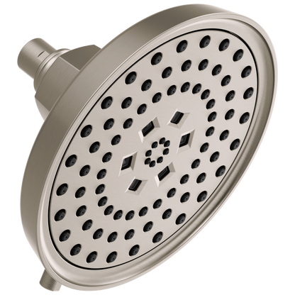 Invari H2Okinetic Round Multi-Function Showerhead - Brilliance® Luxe Nickel®