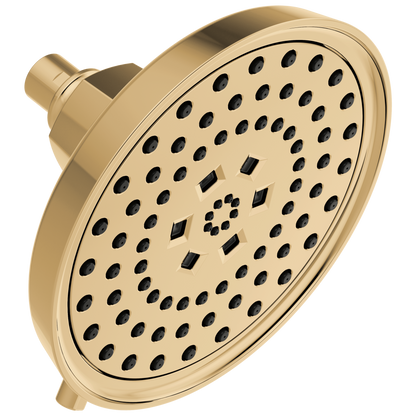 Invari H2Okinetic Round Multi-Function Showerhead - Brilliance® Polished Gold