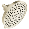 Invari 7 5/8” H2Okinetic Round Multi-Function Shower Head - 2.5 GPM - Brilliance® Polished Nickel