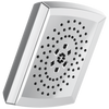 Essential Shower Series H2Okinetic Square Multi-Function Shower Head - 1.75 GPM - Polished Chrome