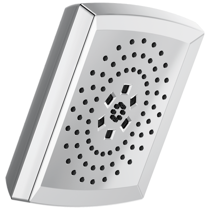 Essential Shower Series H2Okinetic Square Multi-Function Shower Head - 1.75 GPM - Polished Chrome