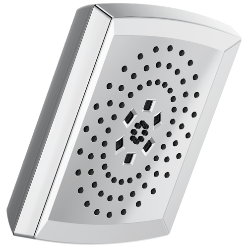 Essential Shower Series H2Okinetic Square Multi-Function Shower Head - 1.75 GPM - Polished Chrome
